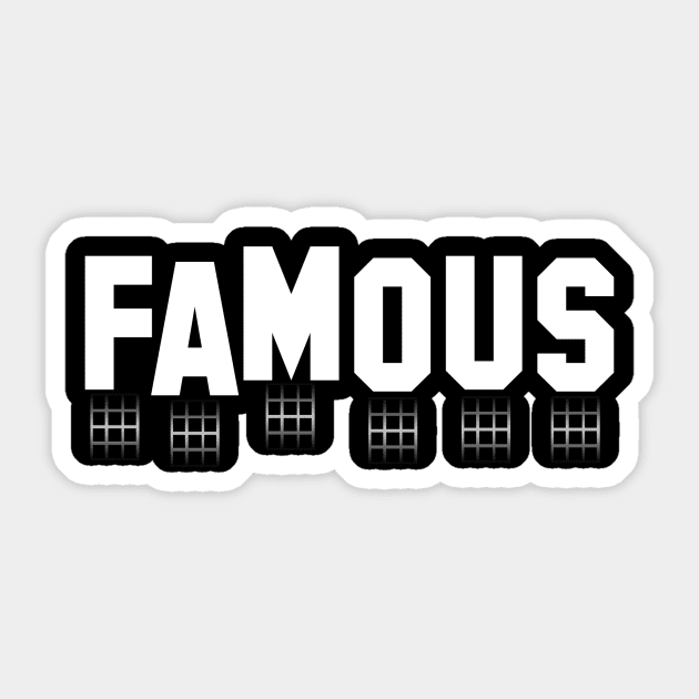 Famous Hollywood Sticker by nickbuccelli